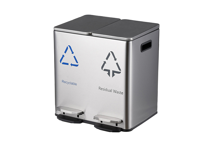 What types of compartment trash can are there?